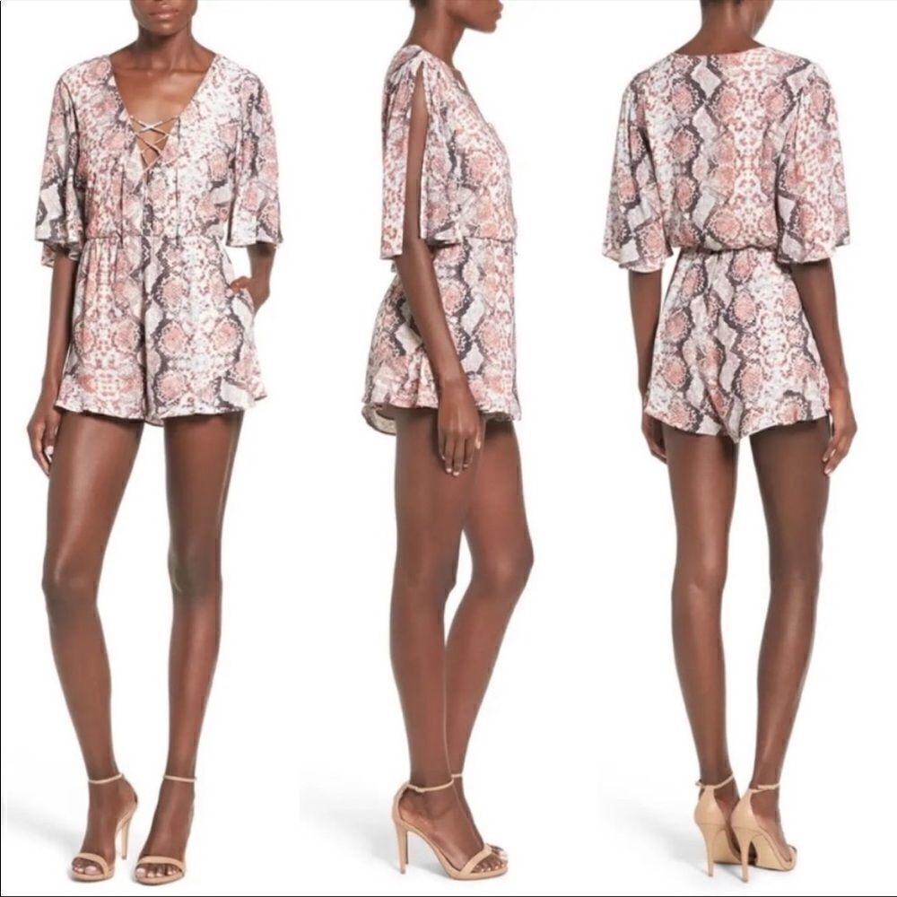 LOVERS + FRIENDS Epiphany Python Romper - Picture 4 of 8